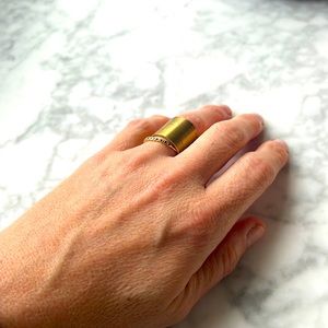 Thick brass ring